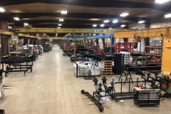 Finish Area, Robotic Welding Cell, and Welding Bays