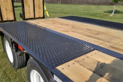 4. Mesh over steel over wheels