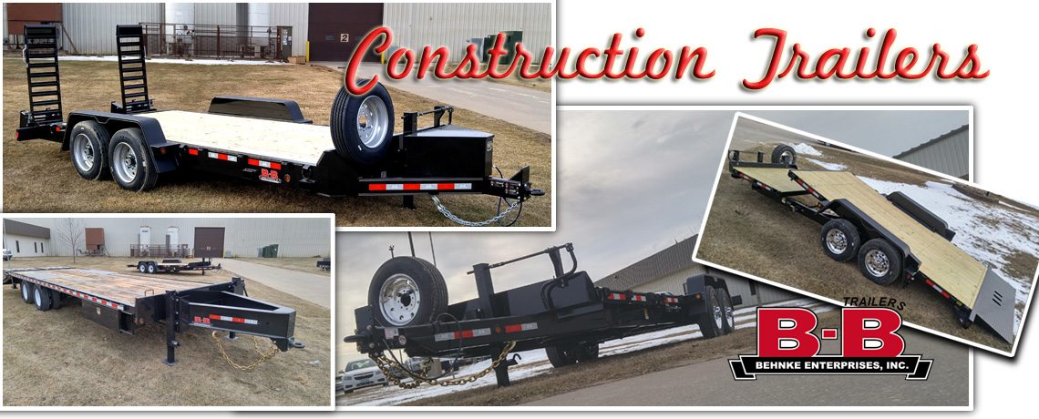 Construction Trailers Manufactured By Behnke Enterprises